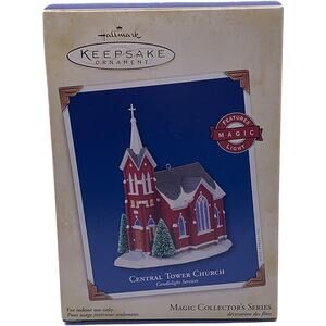 Hallmark Keepsake 2005 Candlelight Services #8 Central Tower Church Ornament